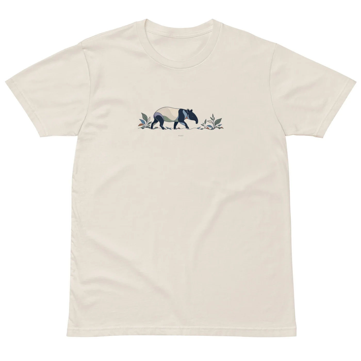 Understory Passage — Premium Cotton T-Shirt in Bone