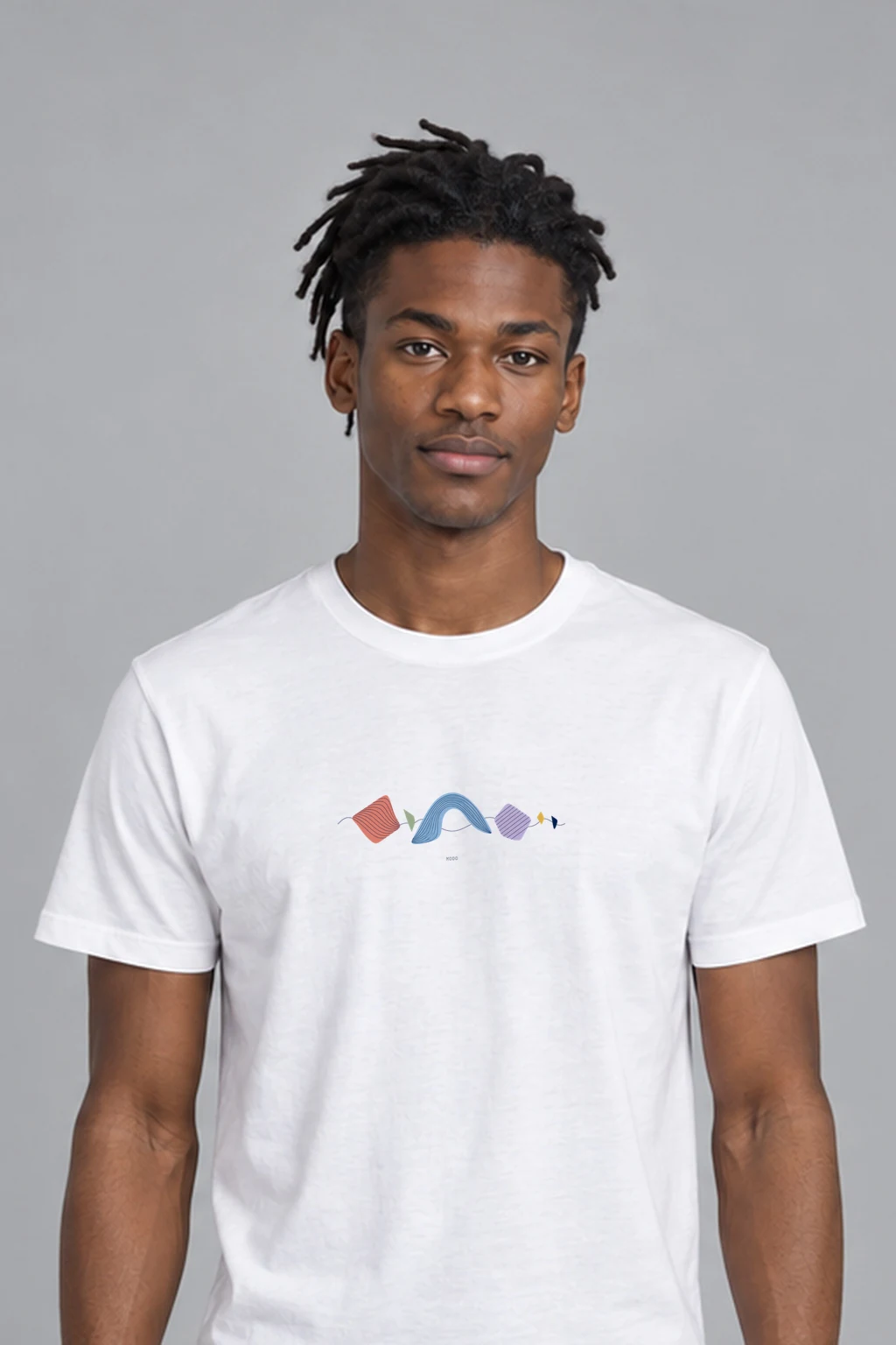 Interference Garden — Premium Cotton T-Shirt in White